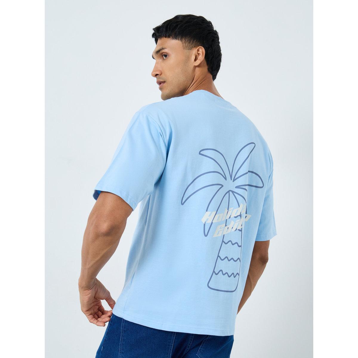 تيشيرت فضفاض بطبعة جرافيك-men-clothing-tshirtsandpolos-tshirts-image-1