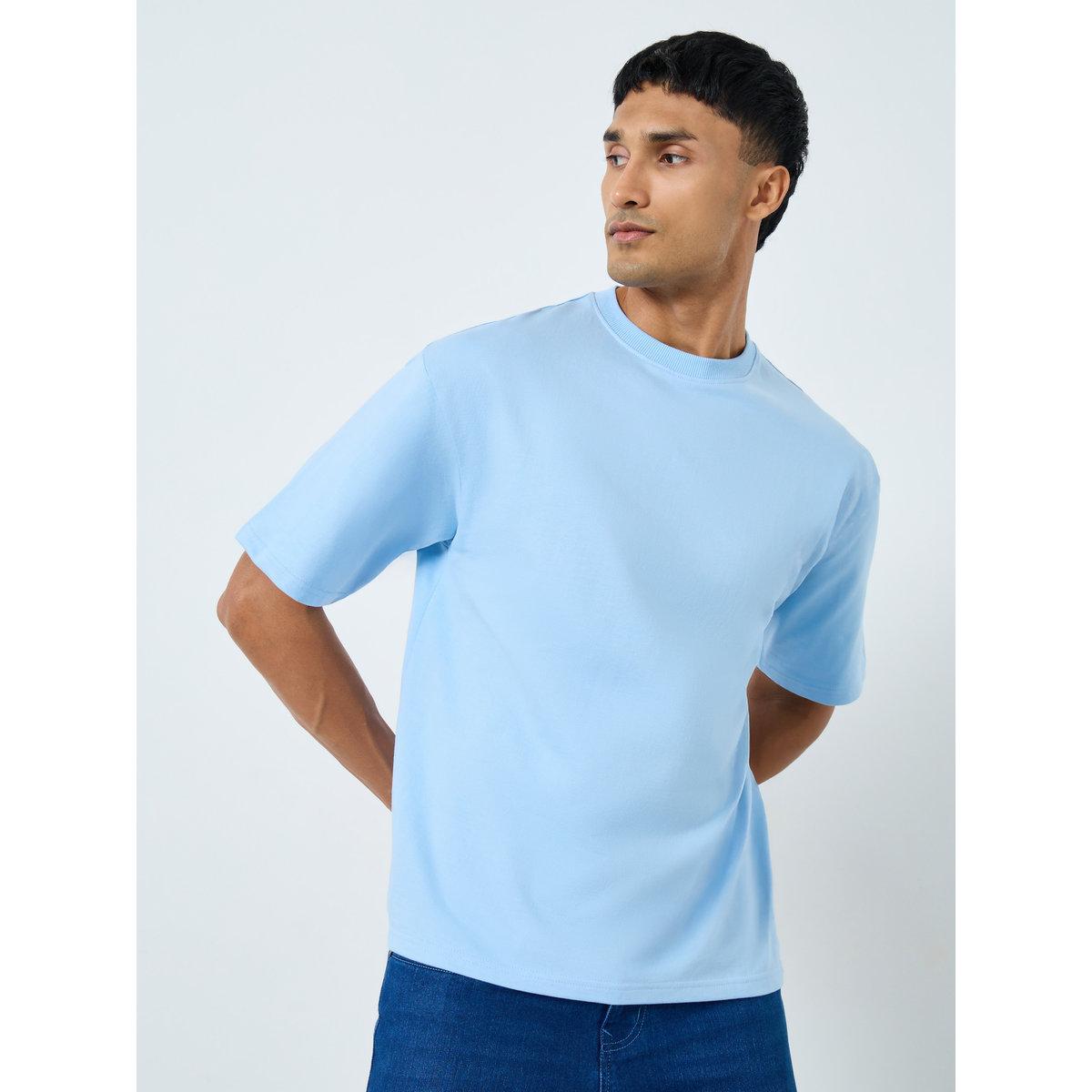 تيشيرت فضفاض بطبعة جرافيك-men-clothing-tshirtsandpolos-tshirts-image-2