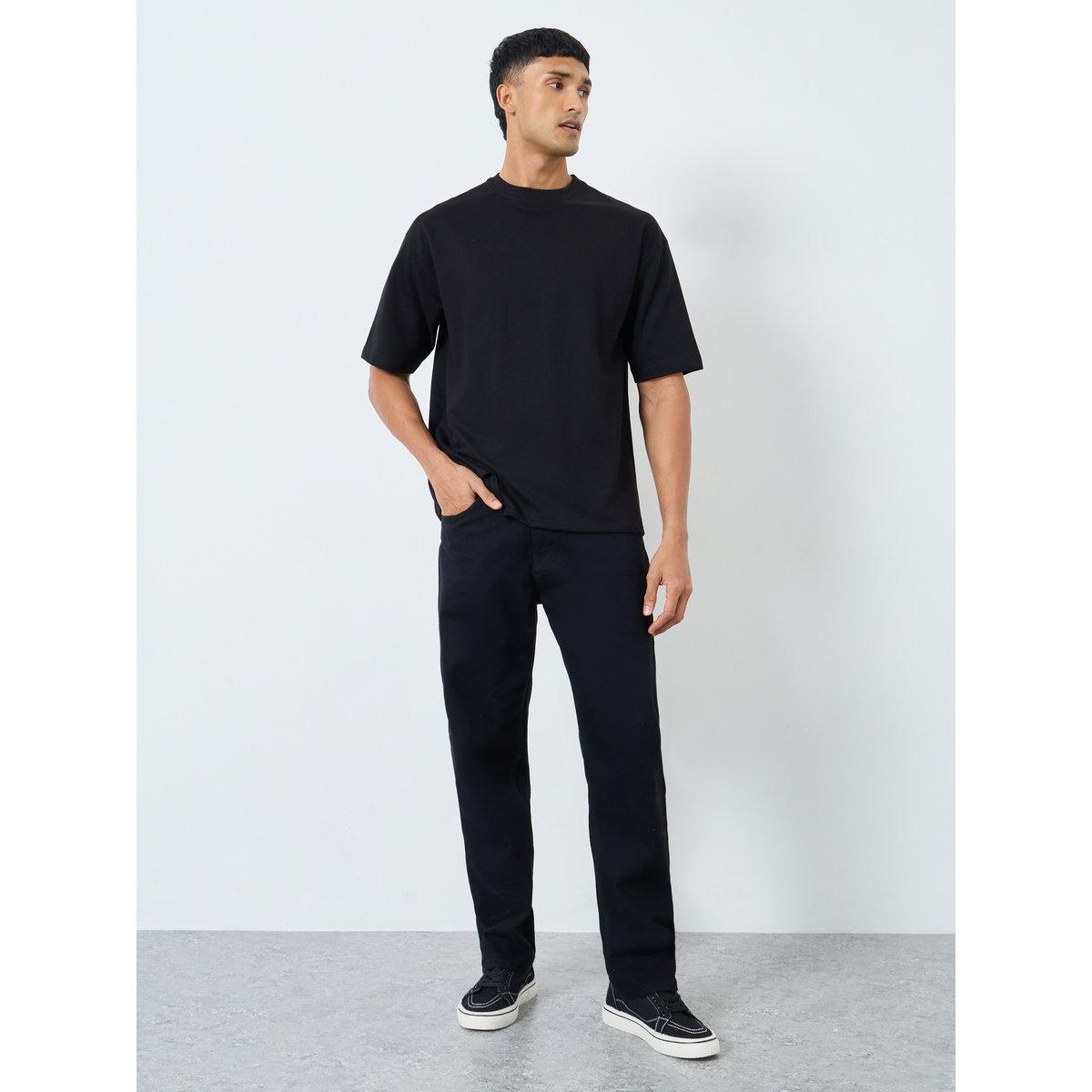 تيشيرت فضفاض بتفاصيل طباعة-men-clothing-tshirtsandpolos-tshirts-image-3