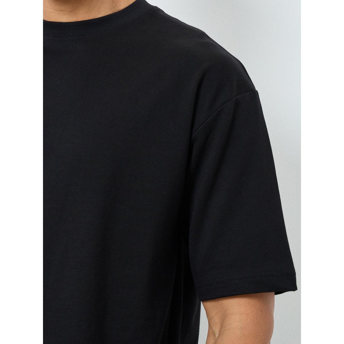 Styli Men Black Oversized T-Shirt with Worldwide Print-men-clothing-tshirtsandpolos-tshirts-image-4