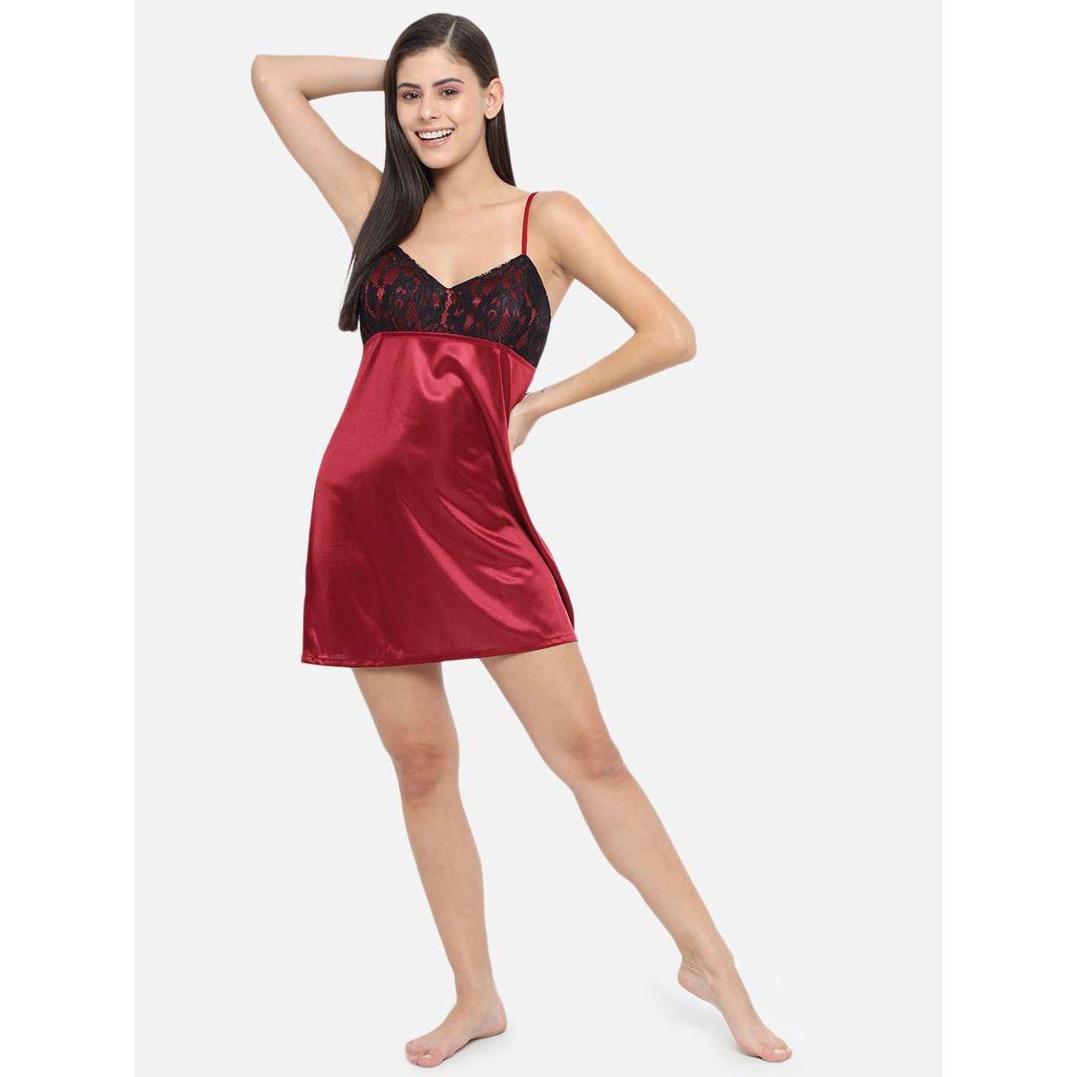 بيبي دول بتفاصيل دانتيل وأربطة-women-clothing-lingerie-babydollsandbodysuits-image-6