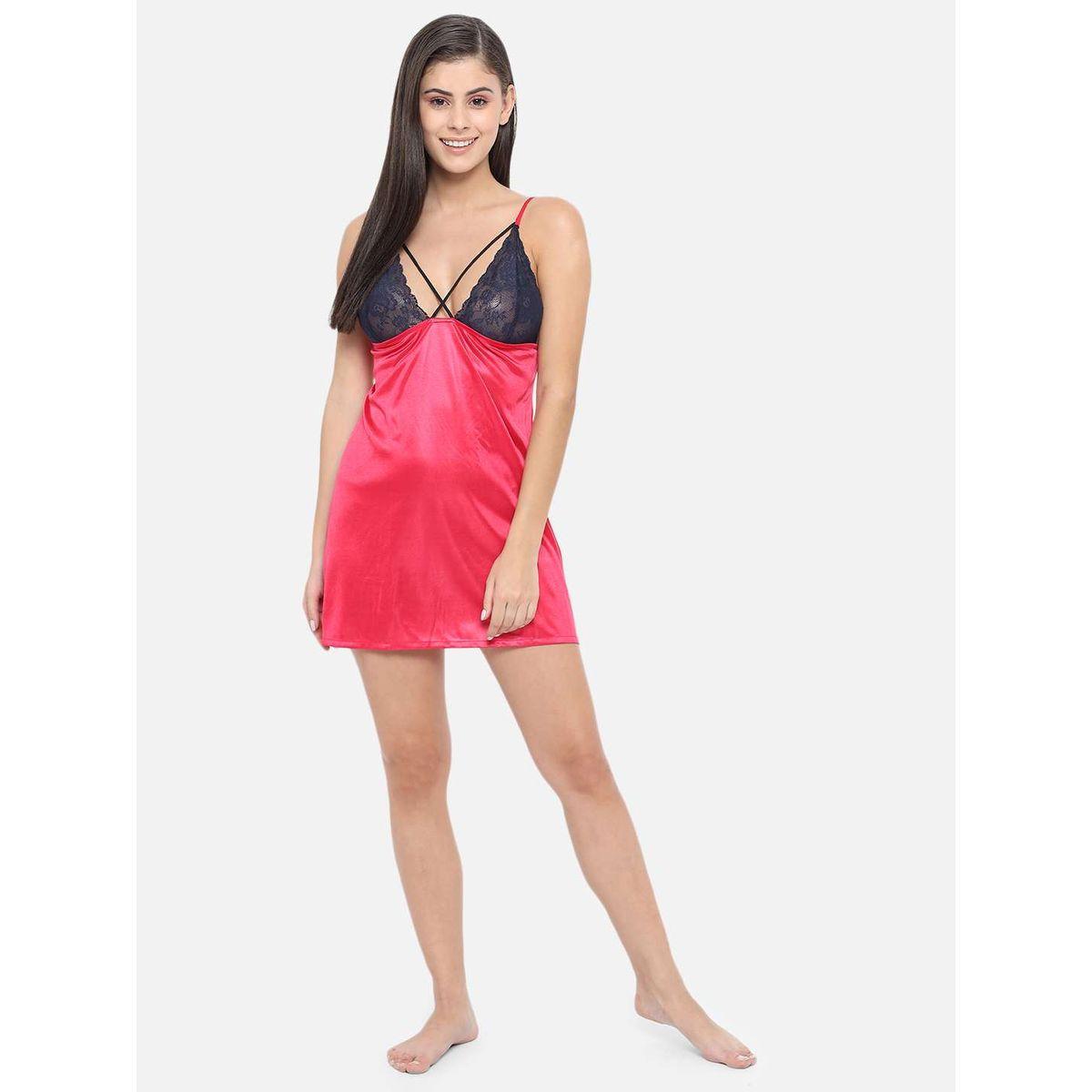 بيبي دول بتفاصيل دانتيل وأربطة-women-clothing-lingerie-babydollsandbodysuits-image-7