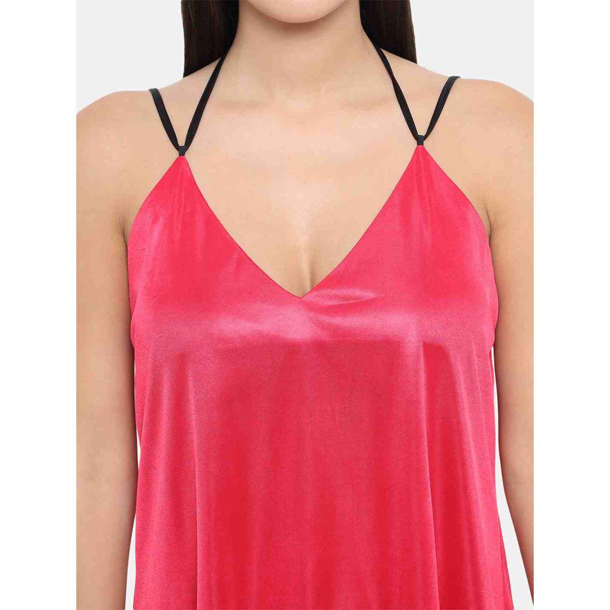 بيبي دول سادة ساتان مع أربطة-women-clothing-lingerie-babydollsandbodysuits-image-7