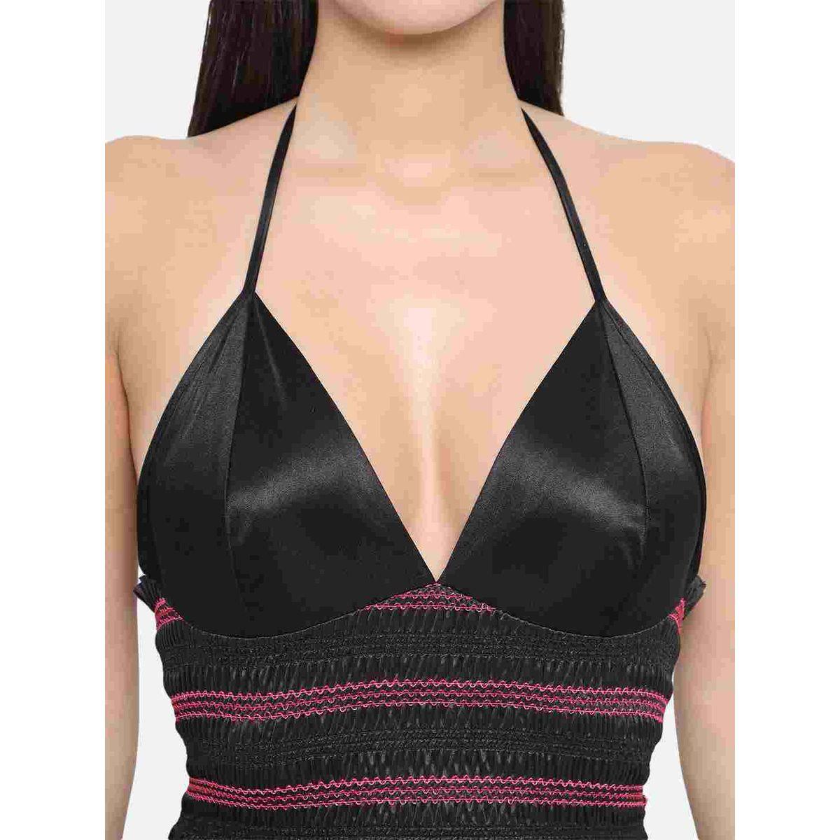 بيبي دول ساتان بياقة هولتر-women-clothing-lingerie-babydollsandbodysuits-image-7