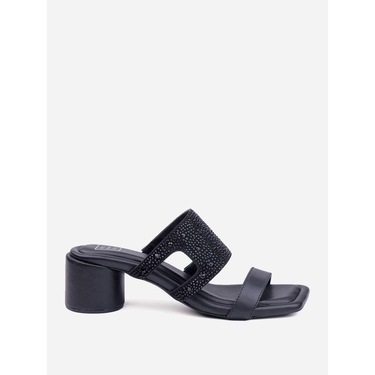 Heel Your Sole X Styli Rhinestone Embellished Leather Block Heel Sandals-women-shoes-heels-image-1