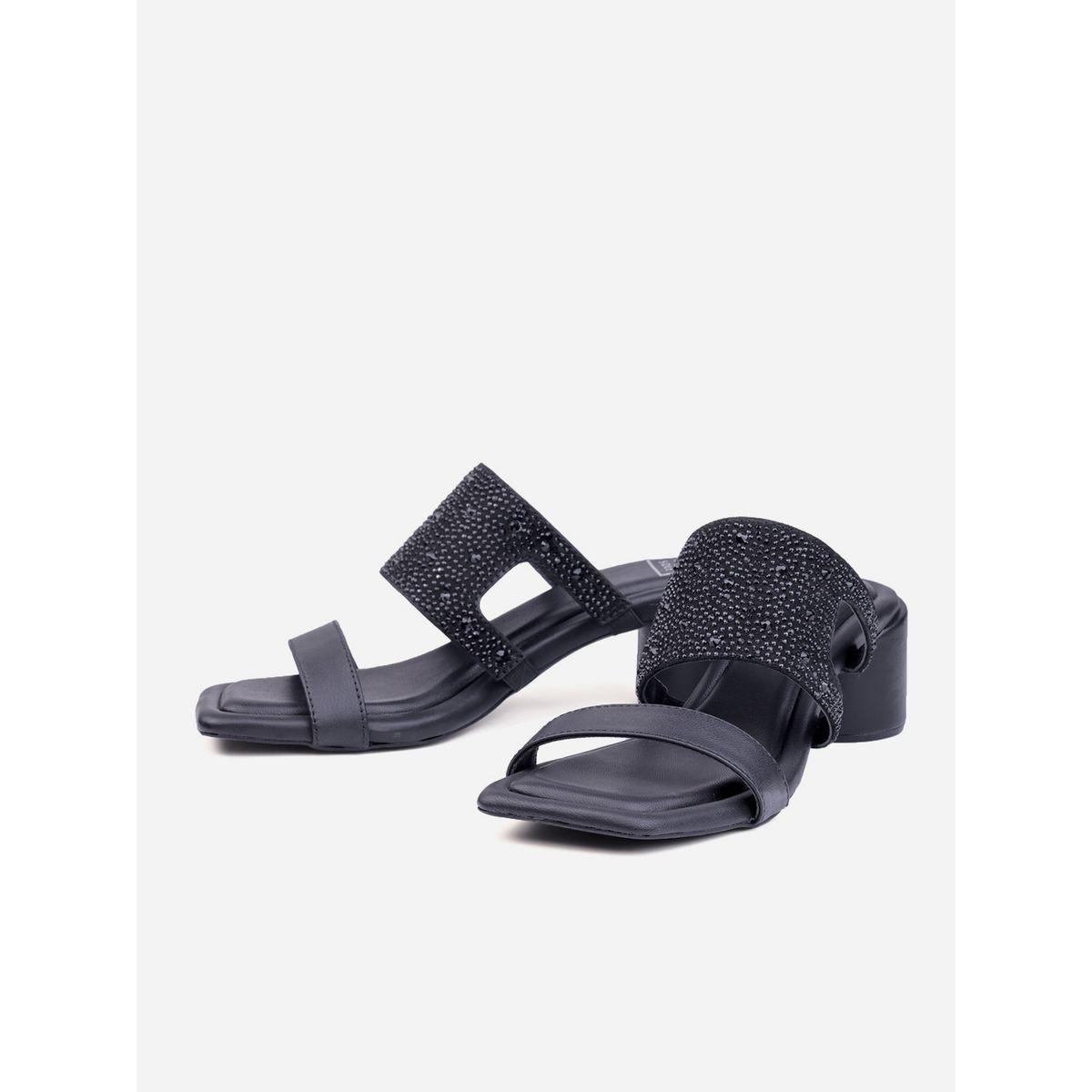 Heel Your Sole X Styli Rhinestone Embellished Leather Block Heel Sandals-women-shoes-heels-image-2