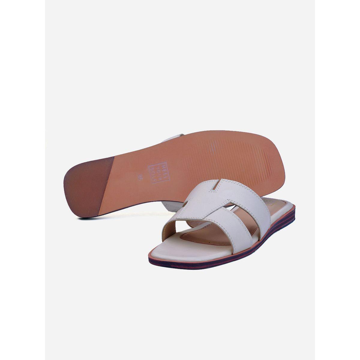 Heel Your Sole X Styli Plain Open Toe Flat Sandals-women-shoes-sandals-flats-image-6