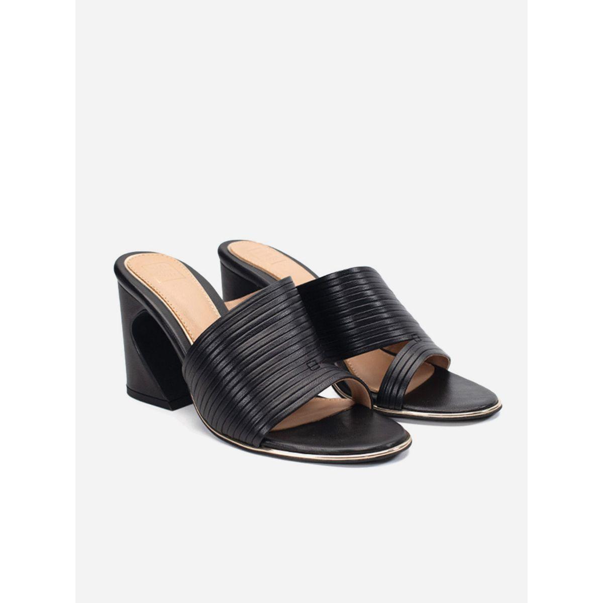 Heel Your Sole X Styli Striped Leather Block Heel Sandals-women-shoes-heels-image-2