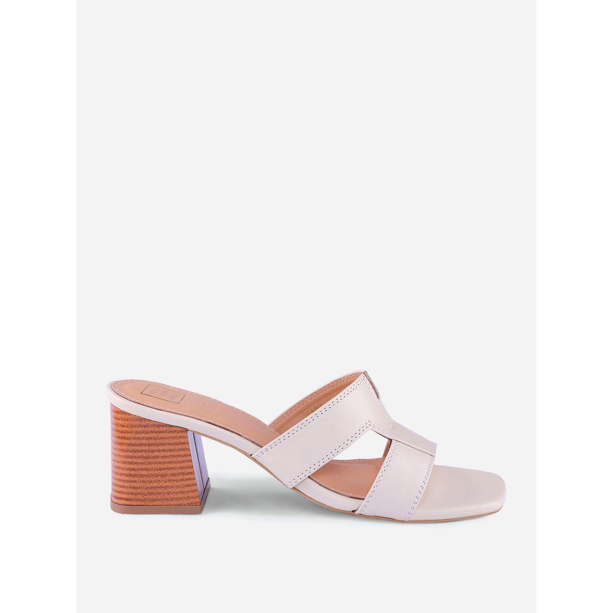 Heel Your Sole X Styli Women Plain Leather Block Heel Sandals-women-shoes-heels-image-1