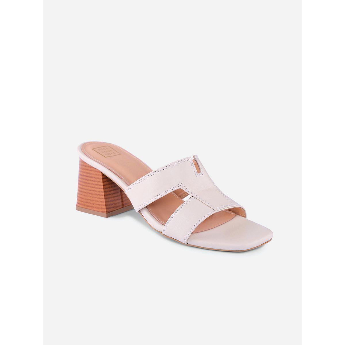 Heel Your Sole X Styli Women Plain Leather Block Heel Sandals-women-shoes-heels-image-3