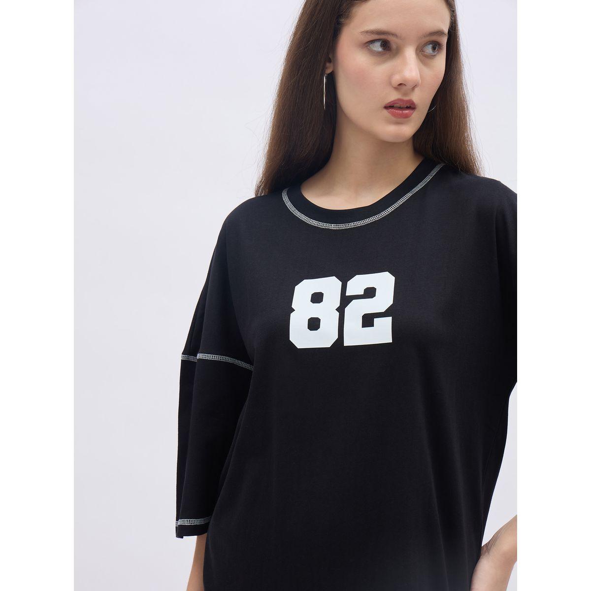 طقم منسق من ليقنز وتيشيرت فضفاض بطبعة جرافيك-women-clothing-coordsets-image-4