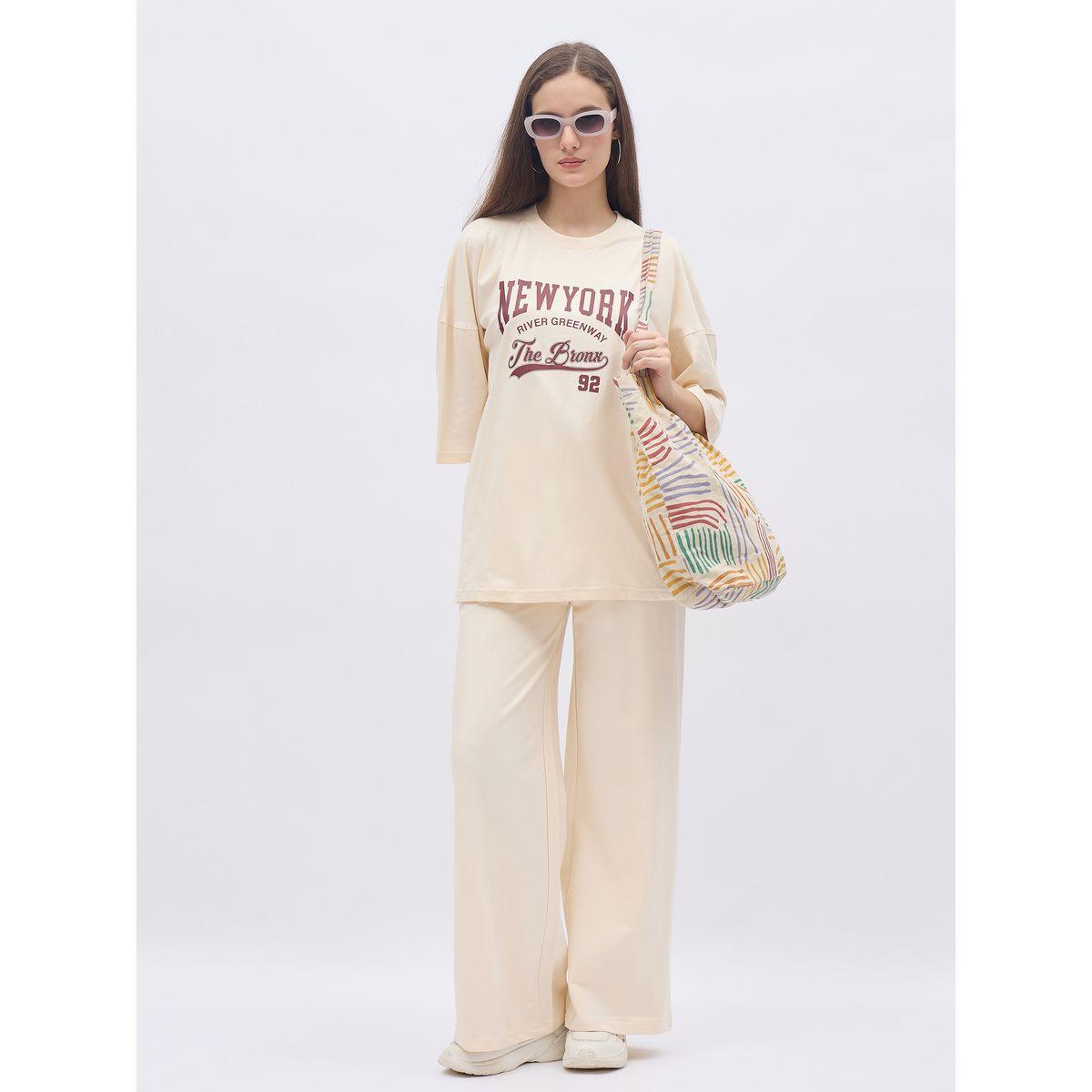 طقم منسق من جوغر بقصة أرجل واسعة وتيشيرت فضفاض-women-clothing-coordsets-image-1