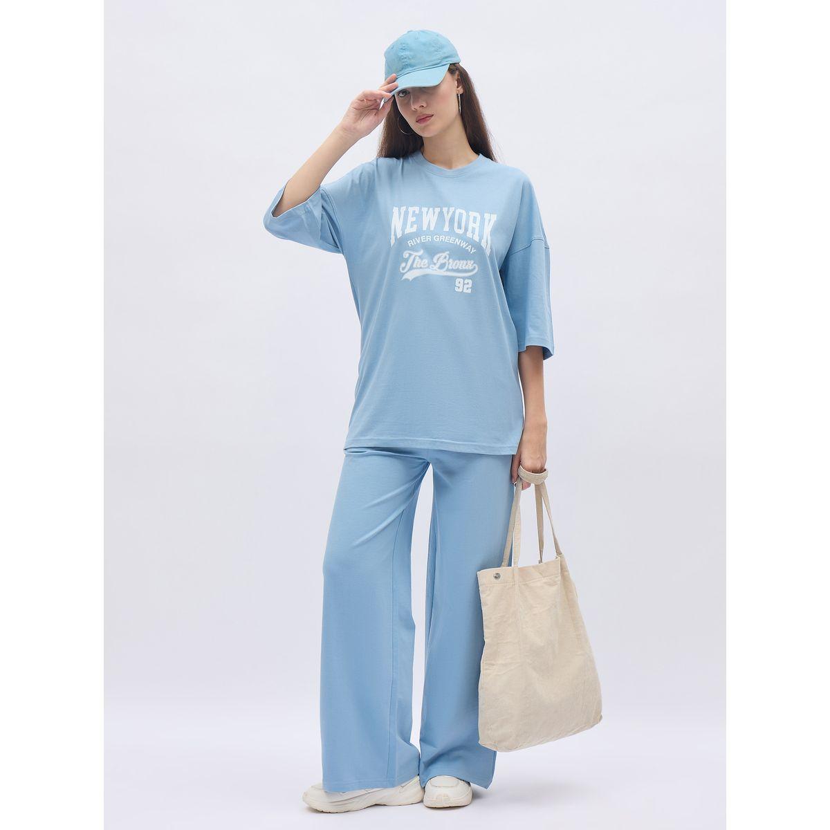طقم منسق من جوغر بقصة أرجل واسعة وتيشيرت فضفاض-women-clothing-coordsets-image-1