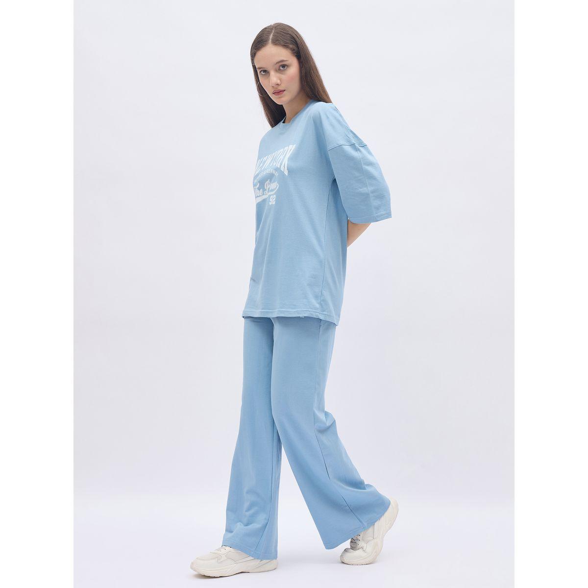 طقم منسق من جوغر بقصة أرجل واسعة وتيشيرت فضفاض-women-clothing-coordsets-image-3