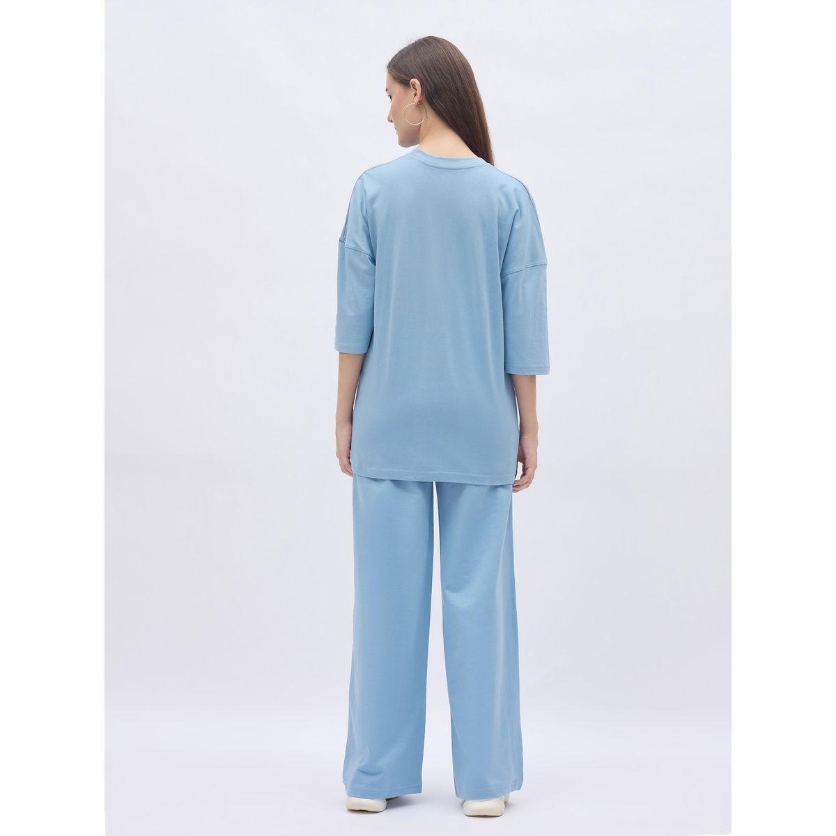 طقم منسق من جوغر بقصة أرجل واسعة وتيشيرت فضفاض-women-clothing-coordsets-image-5