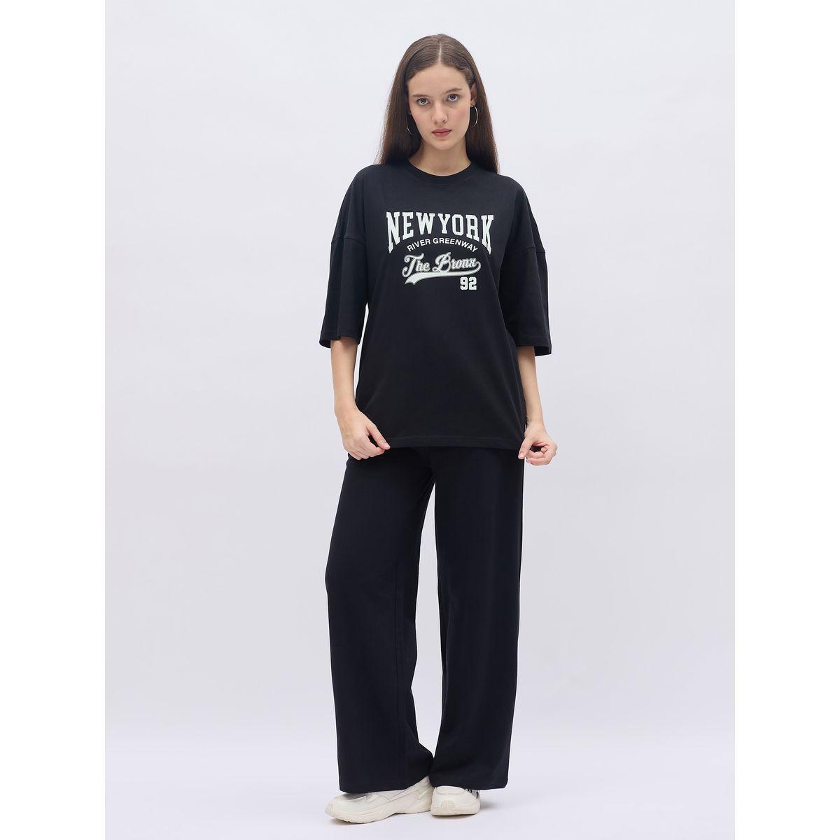 طقم منسق من جوغر بقصة أرجل واسعة وتيشيرت فضفاض-women-clothing-coordsets-image-2