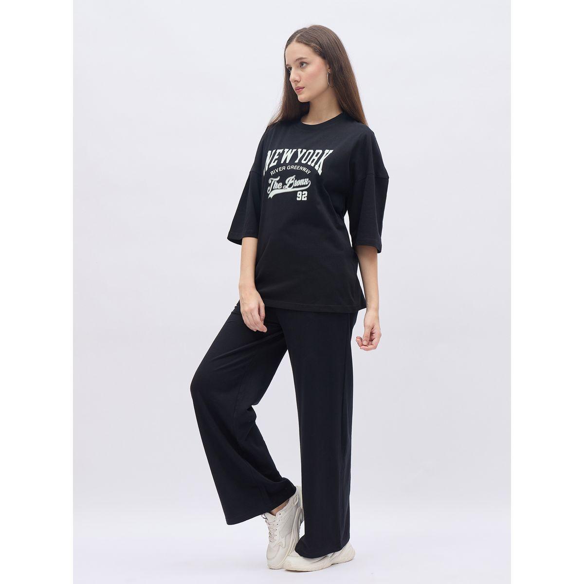 طقم منسق من جوغر بقصة أرجل واسعة وتيشيرت فضفاض-women-clothing-coordsets-image-3