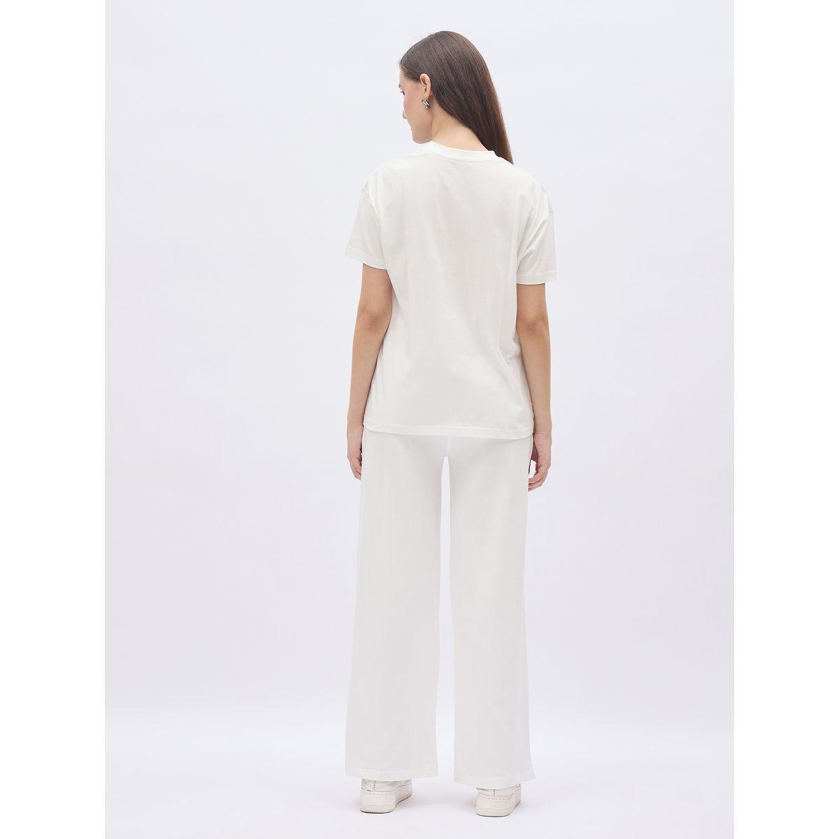 طقم منسق من جوغر وتيشيرت بطبعة كتابة-women-clothing-coordsets-image-5
