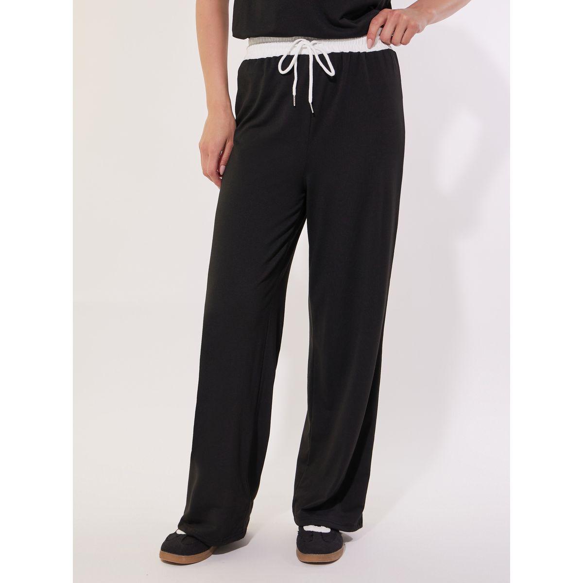 طقم منسق من بنطال وتيشيرت بأكمام قصيرة-women-clothing-coordsets-image-6