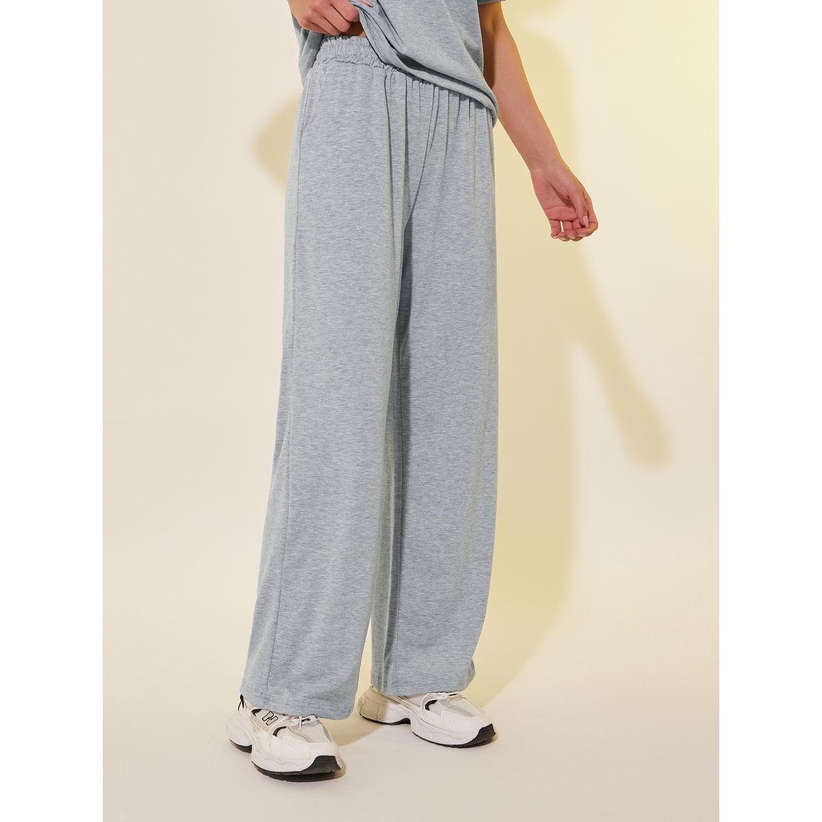 Styli Studded Web Detail Short Sleeve T-Shirt and Pants Co-Ords-women-clothing-coordsets-image-5