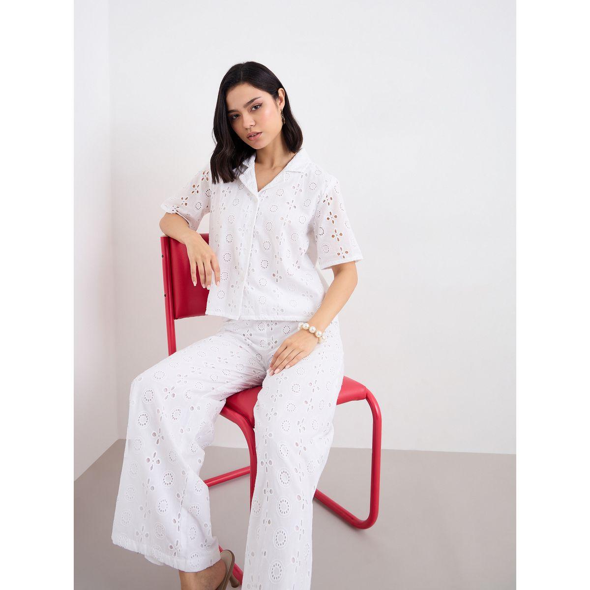 طقم منسق من بنطال وبلوزة شيفلي-women-clothing-coordsets-image-5