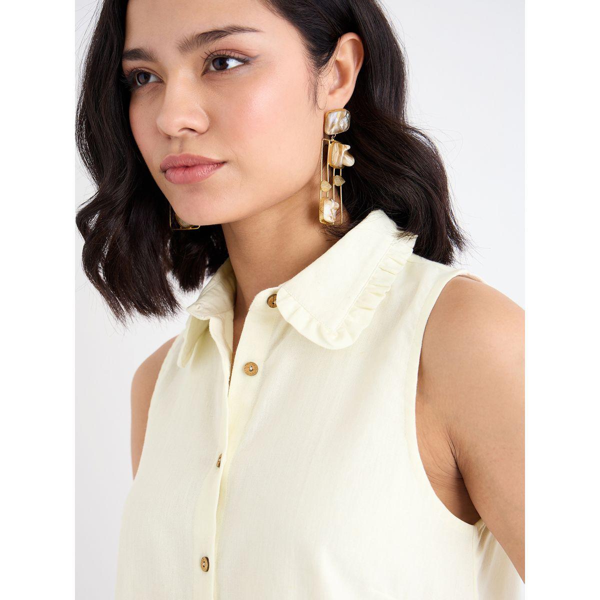 طقم منسق من بنطال بقصة أرجل واسعة وبلوزة-women-clothing-coordsets-image-4