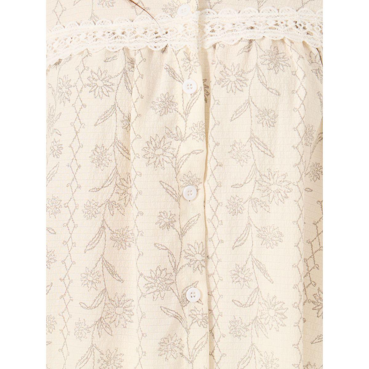 طقم بيجاما من بنطال وبلوزة بدانتيل وأكمام طويلة-women-clothing-nightwear-pyjamas-longsets-image-4