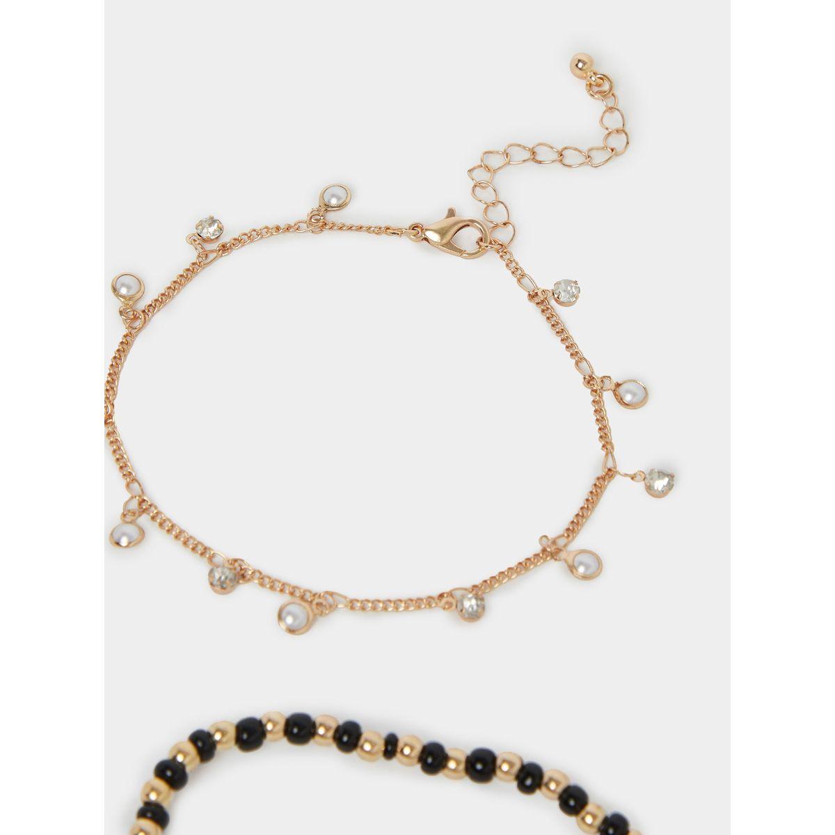 Styli Set of 5- Multi Design Anklet-women-watchesandjewellery-jewellery-anklets-image-3