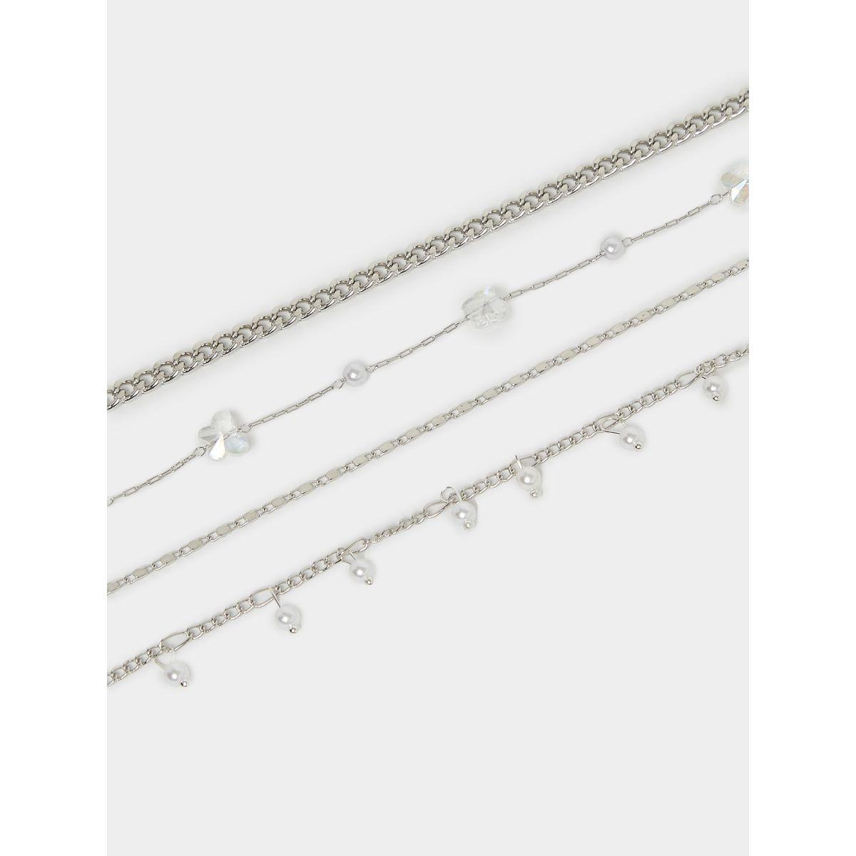 Styli Set of 4 - Multi Design Anklet-women-watchesandjewellery-jewellery-anklets-image-2