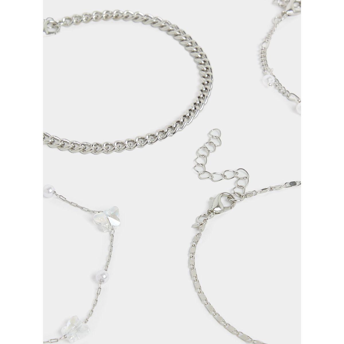 Styli Set of 4 - Multi Design Anklet-women-watchesandjewellery-jewellery-anklets-image-4