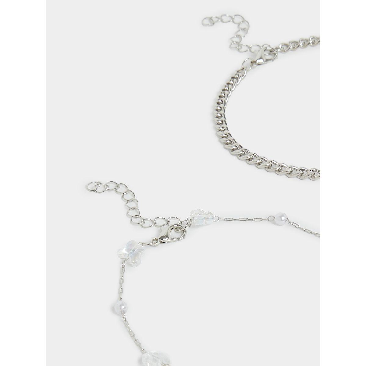 مجموعة من 4 خلاخيل كاجوال-women-watchesandjewellery-jewellery-anklets-image-5
