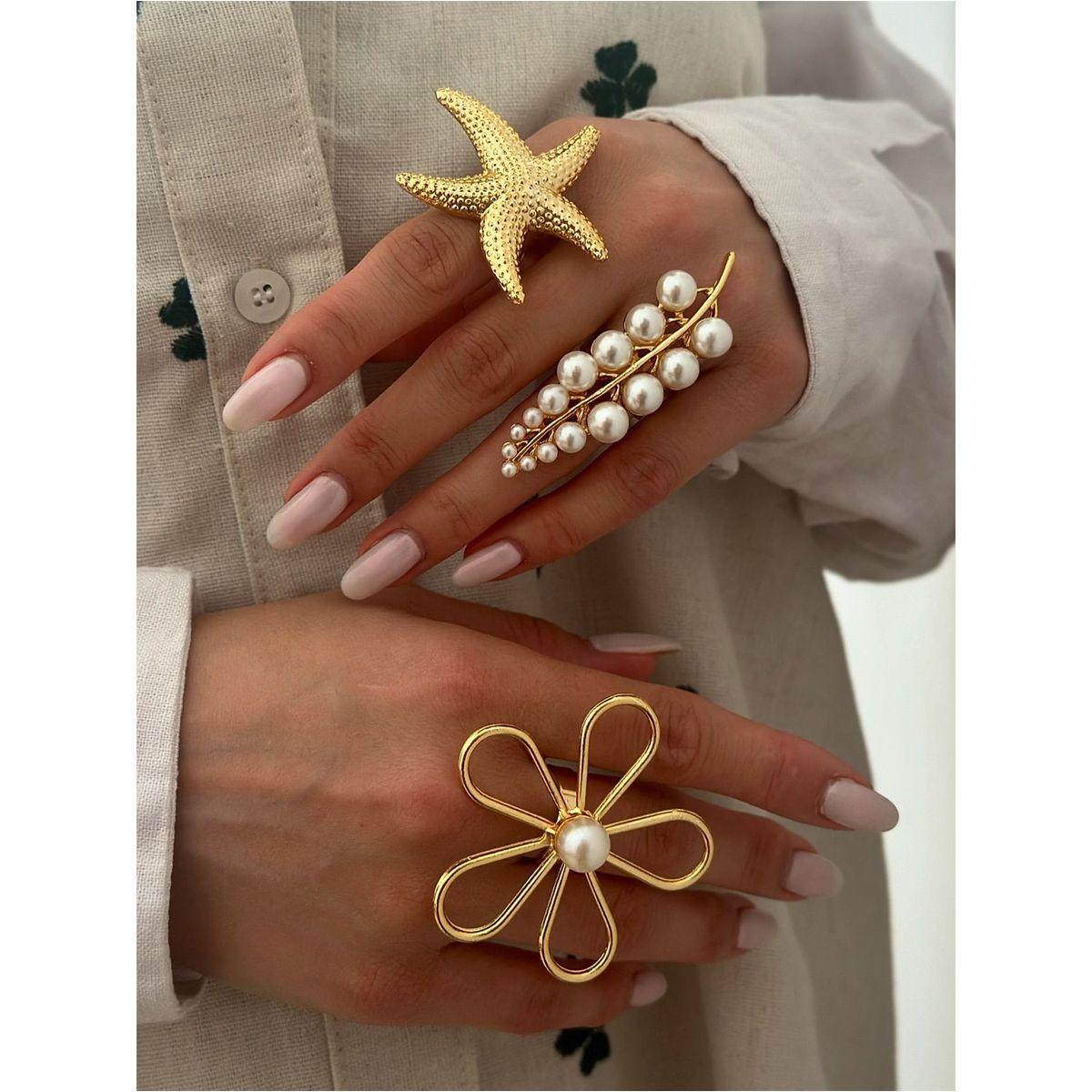 خاتم بنمط نجمة بحر-women-watchesandjewellery-jewellery-rings-image-1