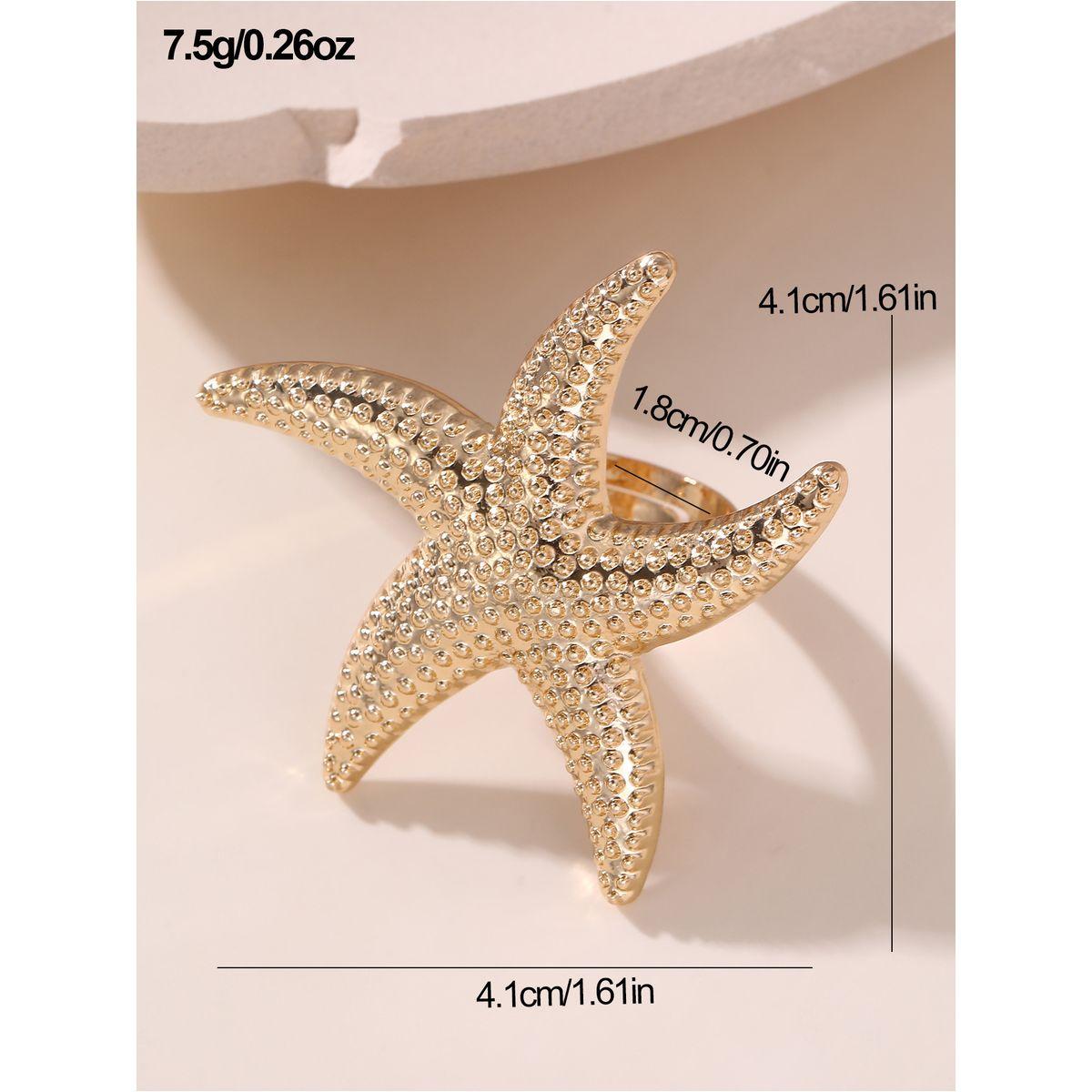 خاتم بنمط نجمة بحر-women-watchesandjewellery-jewellery-rings-image-8