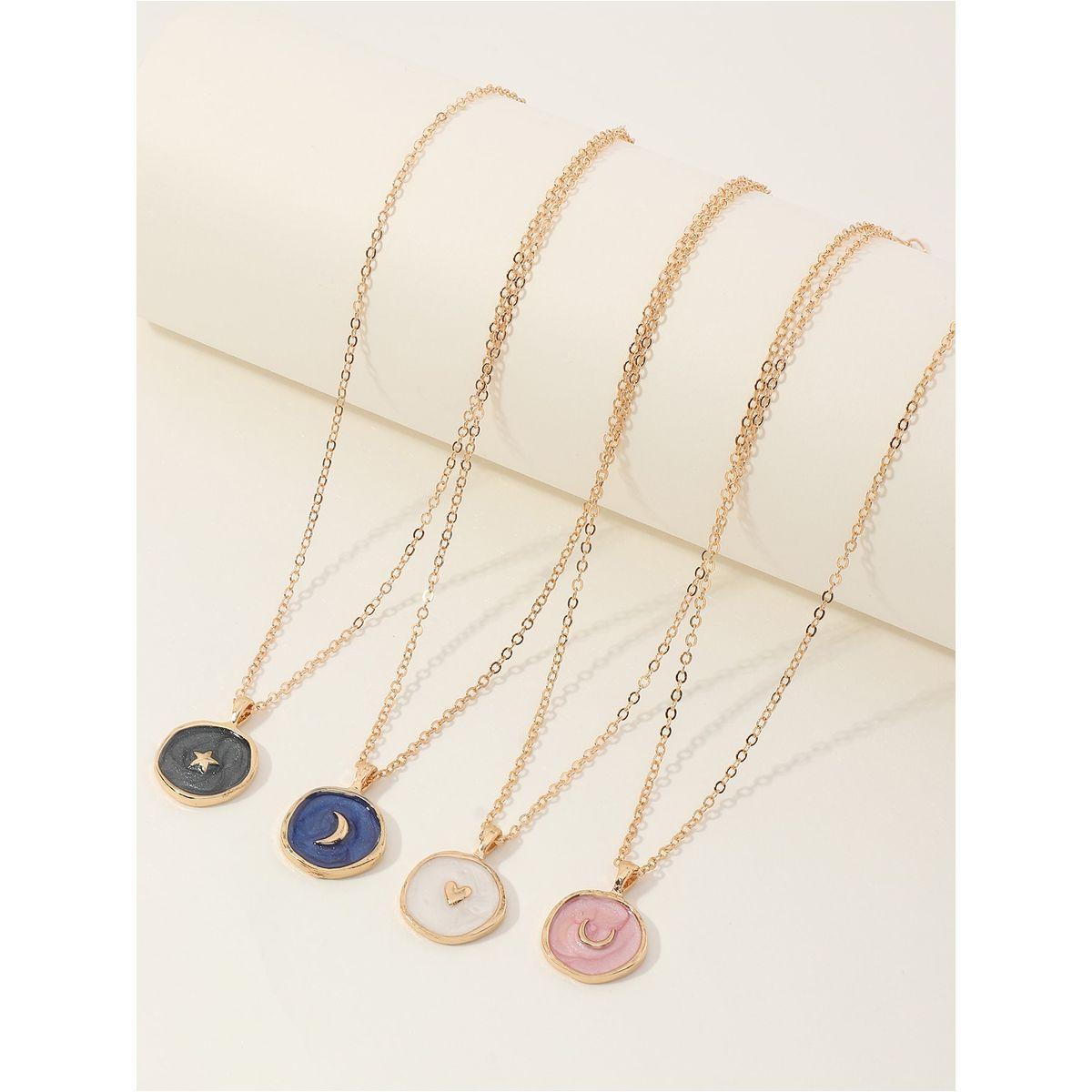 Styli Set of 4 - Assorted Pendant Necklace-women-watchesandjewellery-jewellery-necklacesandpendants-image-1
