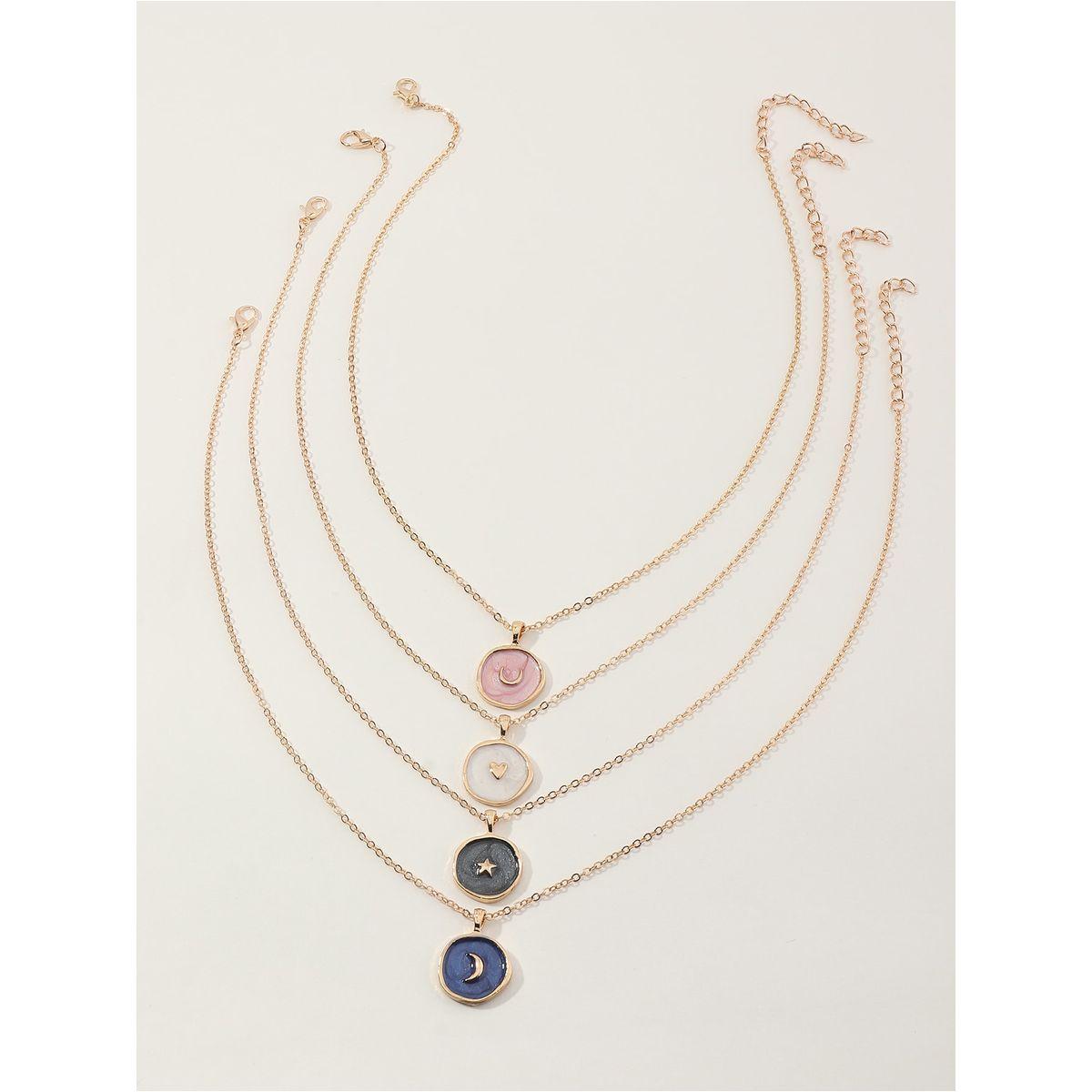 Styli Set of 4 - Assorted Pendant Necklace-women-watchesandjewellery-jewellery-necklacesandpendants-image-2