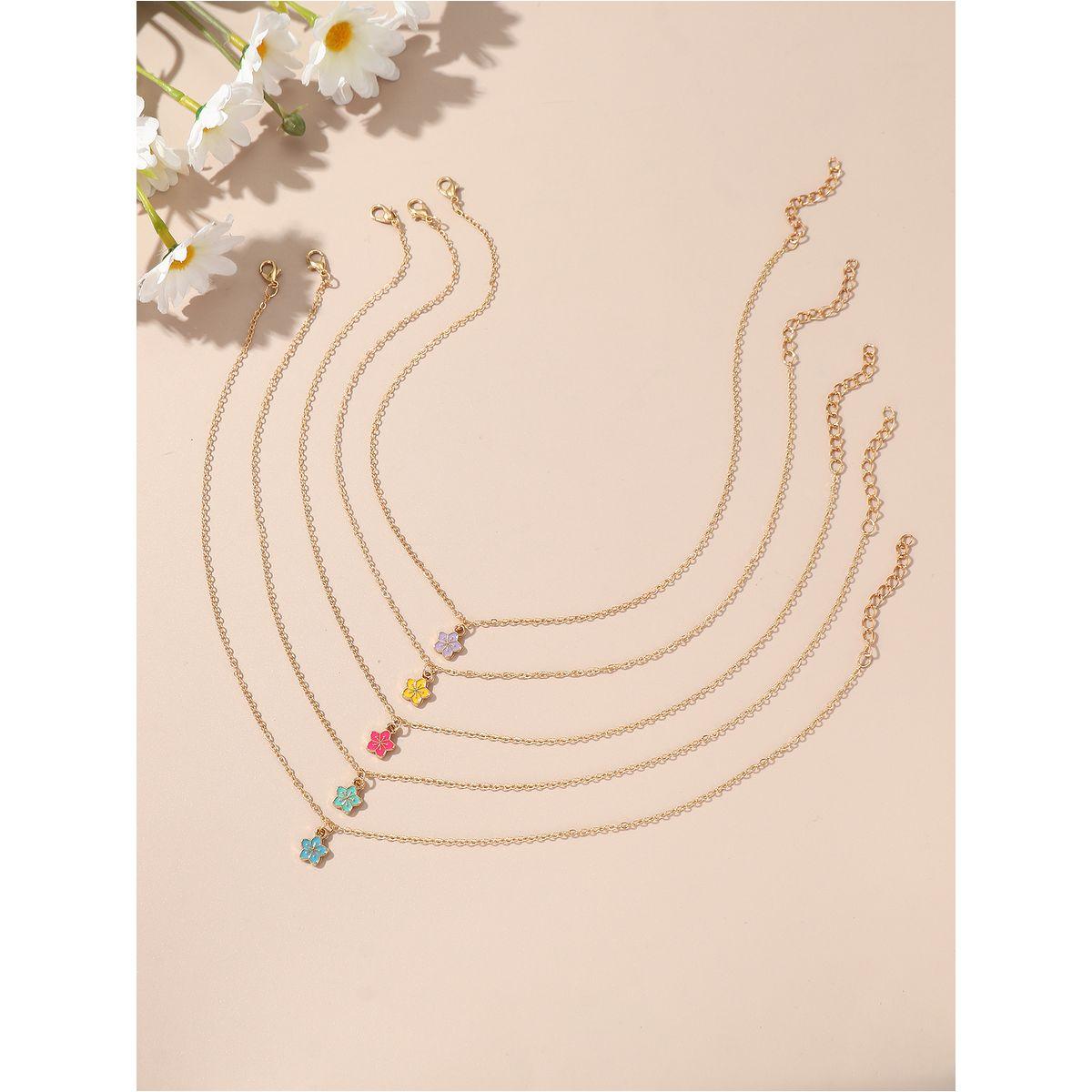 مجموعة من 5 - قلادة كاجوال-women-watchesandjewellery-jewellery-necklacesandpendants-image-2