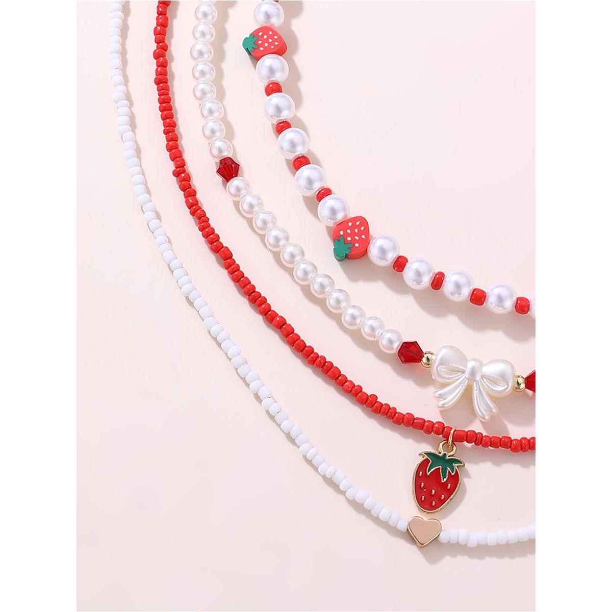 طقم من 4 - قلادة كاجوال-women-watchesandjewellery-jewellery-necklacesandpendants-image-4