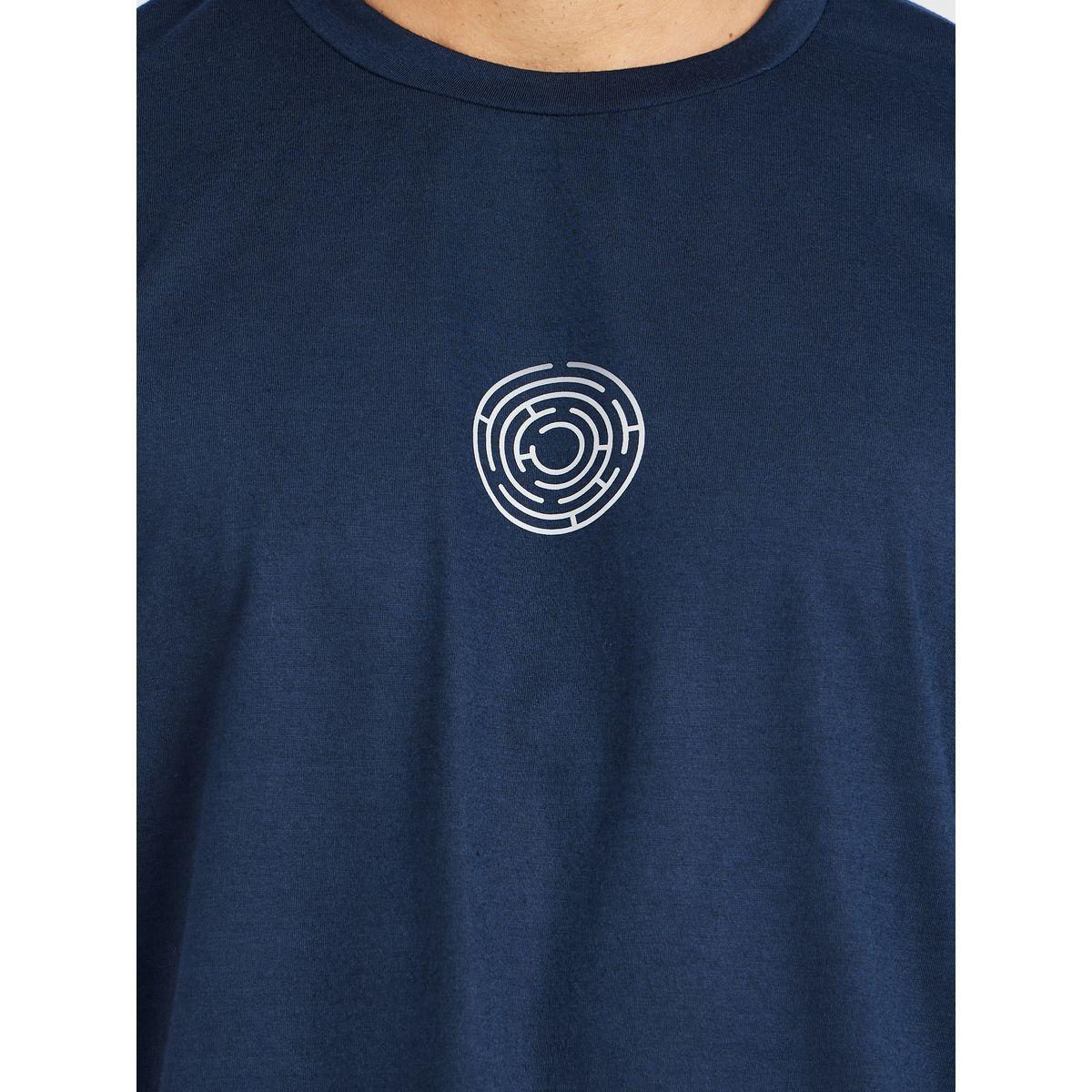 Styli Minimal Print T-Shirt and Shorts Pyjama Set-men-clothing-nightwear-sets-image-3