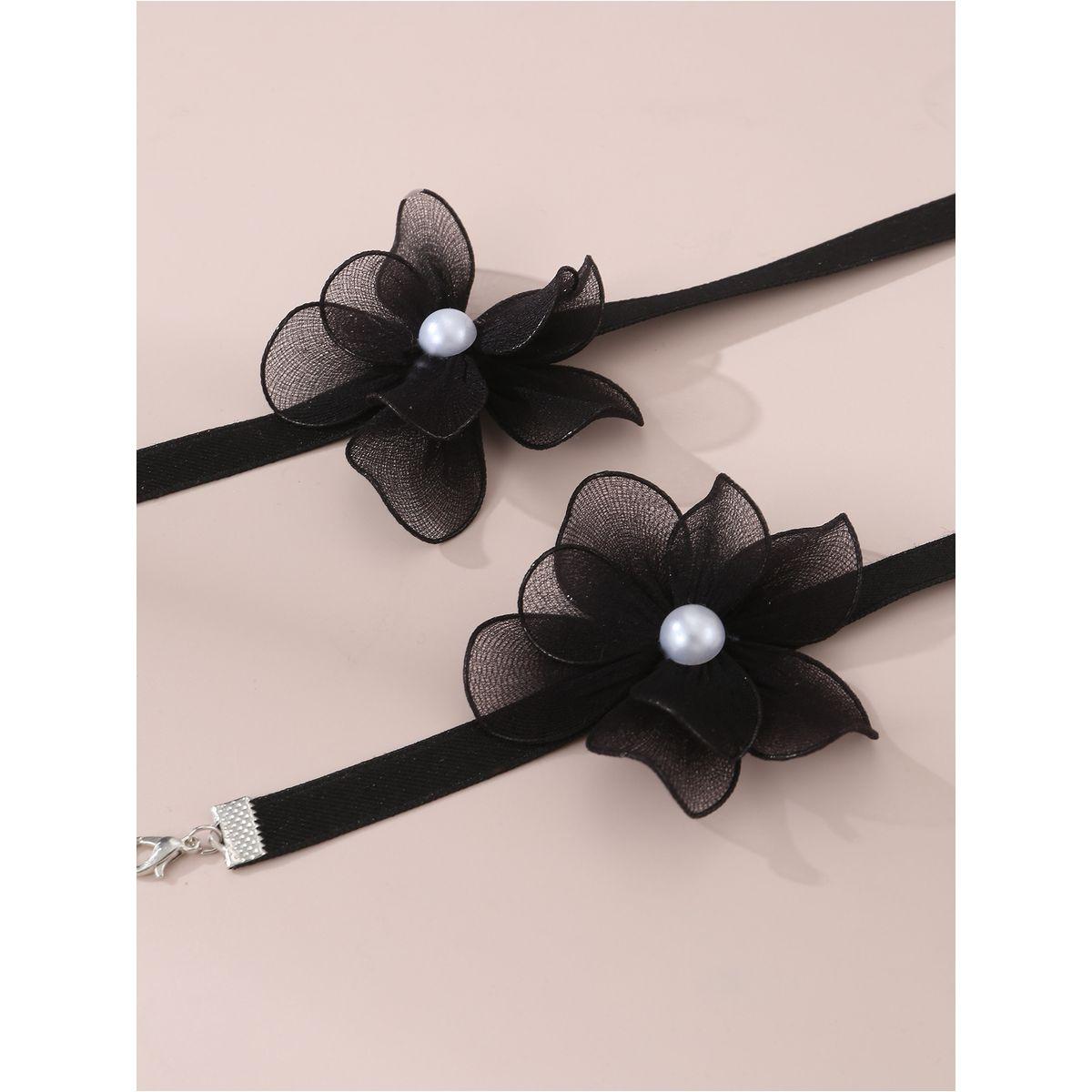 Styli Set of 2 - Flower Necklace and Bracelet-women-watchesandjewellery-jewellery-jewellerysets-image-3