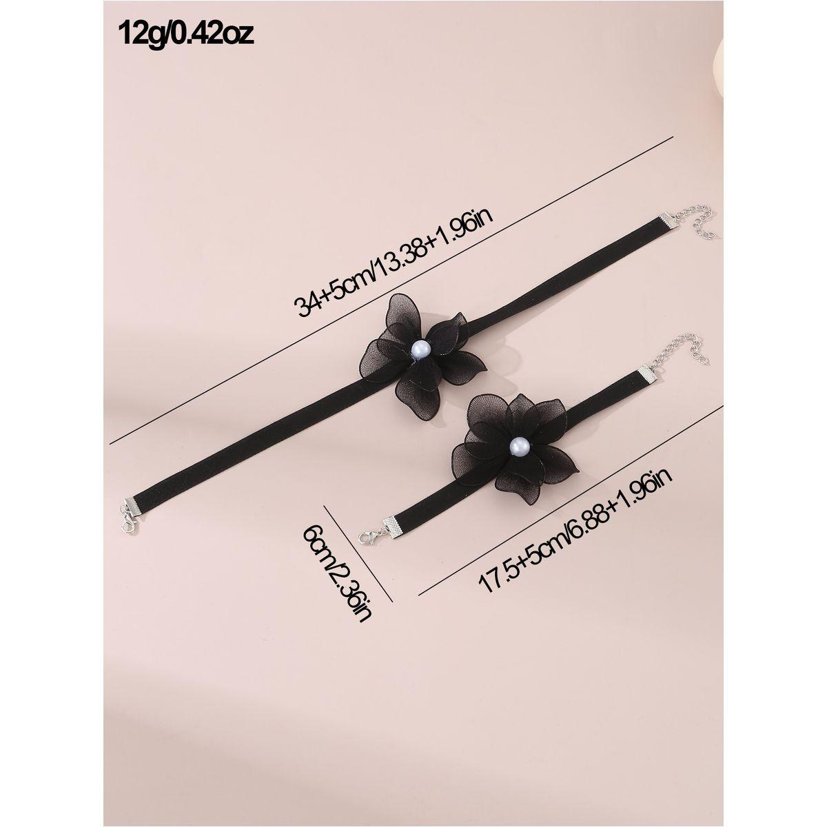 Styli Set of 2 - Flower Necklace and Bracelet-women-watchesandjewellery-jewellery-jewellerysets-image-7