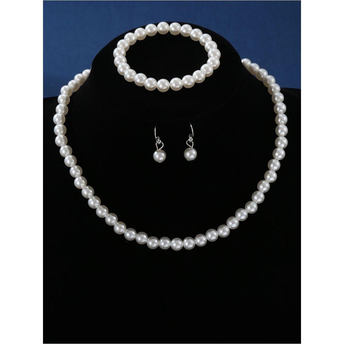 طقم من 3 - قلادة مُنمقة بلؤلؤ صناعي وسوار مع أقراط-women-watchesandjewellery-jewellery-jewellerysets-image-5