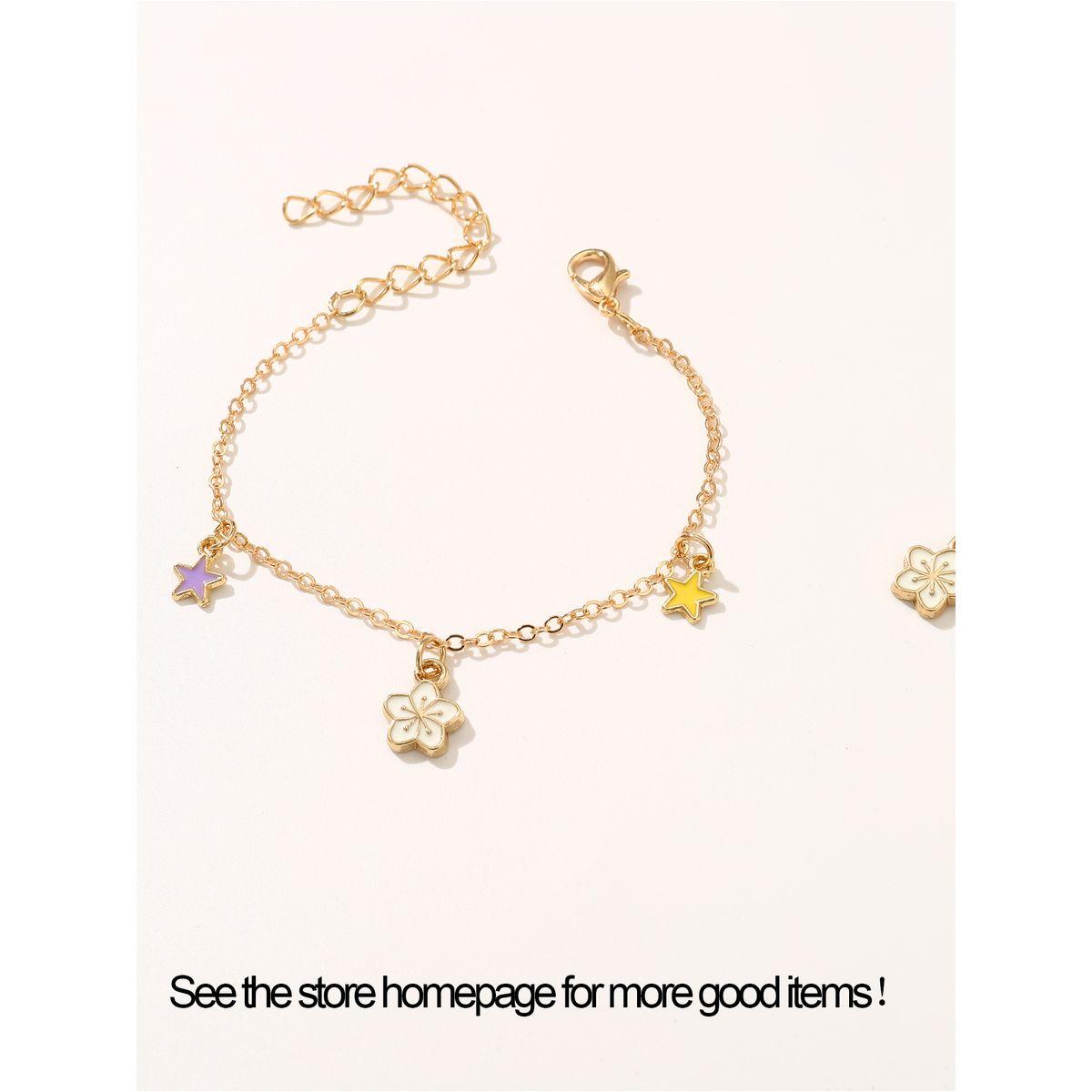 مجموعة من 4 عقد وسوار يد مع اقراط-women-watchesandjewellery-jewellery-jewellerysets-image-3