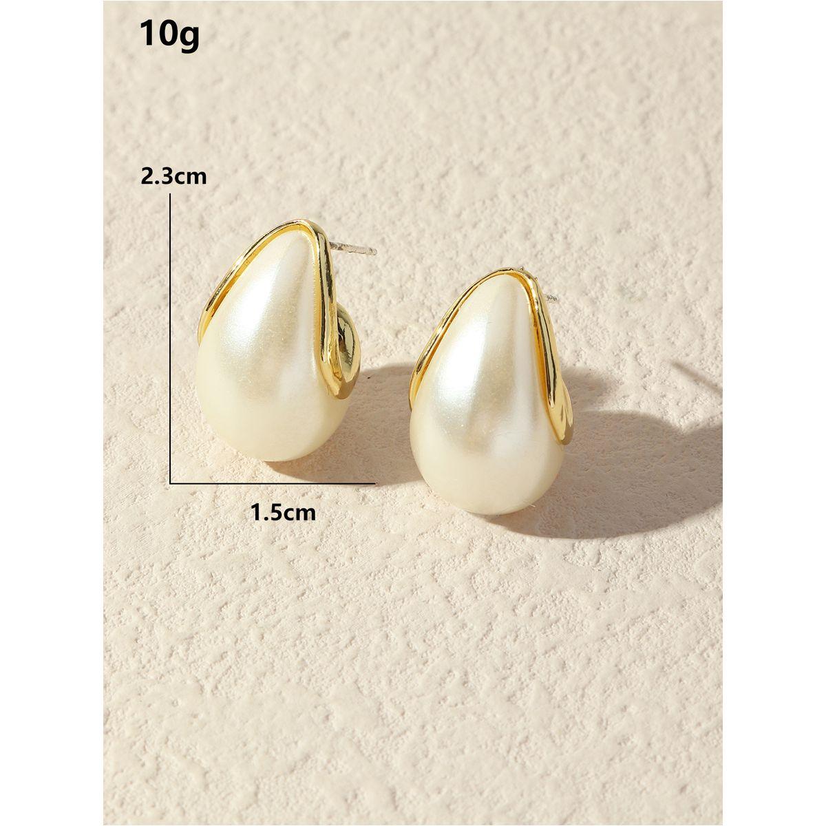 أقراط منمقة بلؤلؤ صناعي-women-watchesandjewellery-jewellery-earrings-image-4