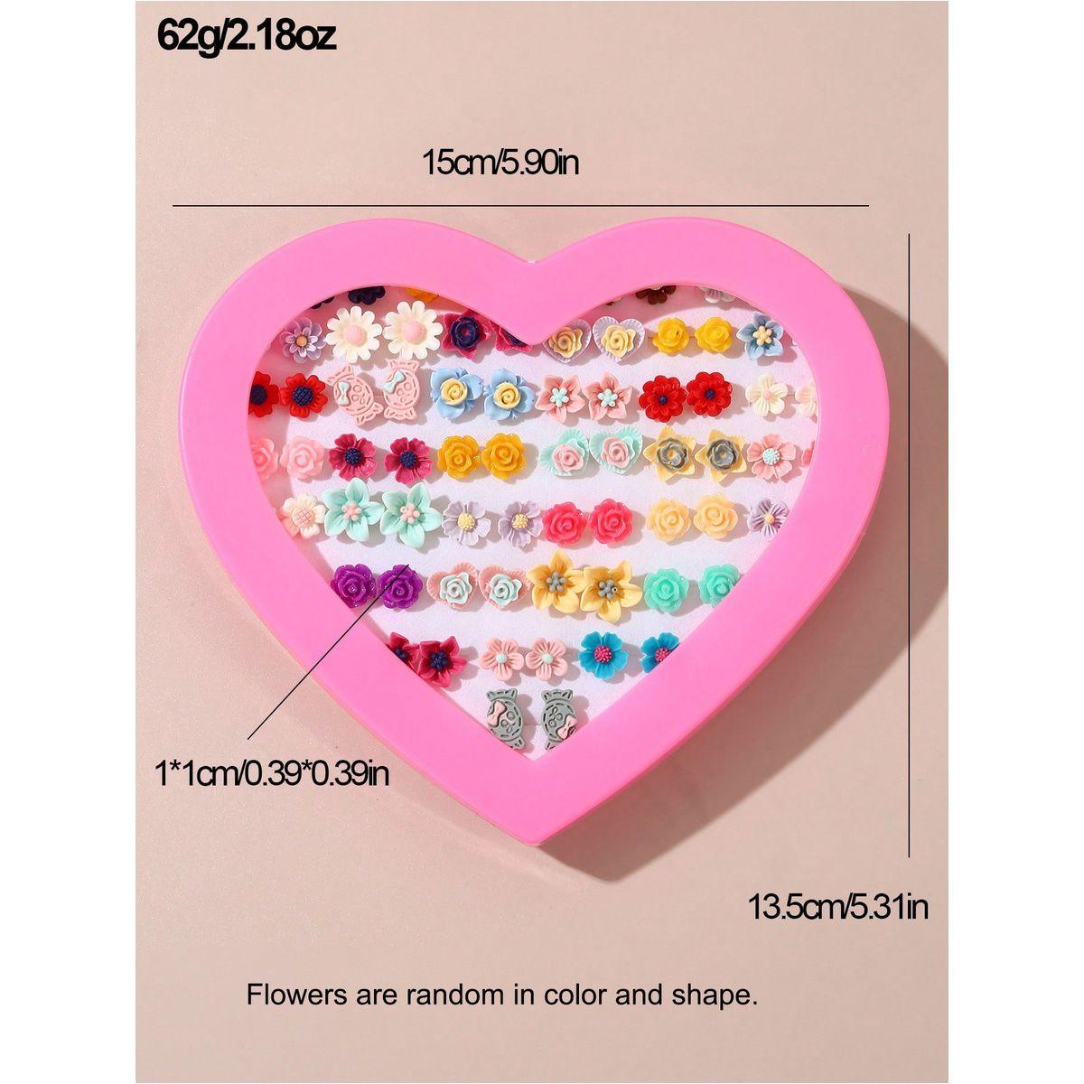 Styli Set of 36 - Assorted Flower Stud Earrings-women-watchesandjewellery-jewellery-earrings-image-4