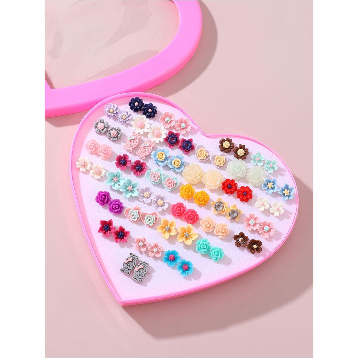Styli Set of 36 - Assorted Flower Stud Earrings-women-watchesandjewellery-jewellery-earrings-image-6