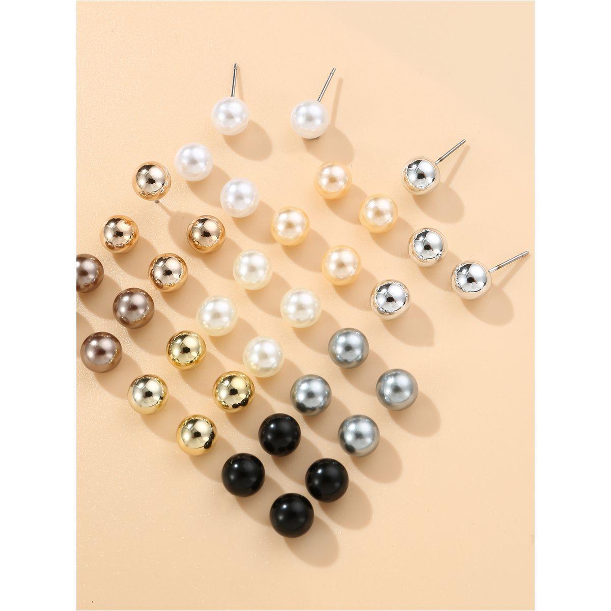 مجموعة من 18 اقراط كاجوال-women-watchesandjewellery-jewellery-earrings-image-2