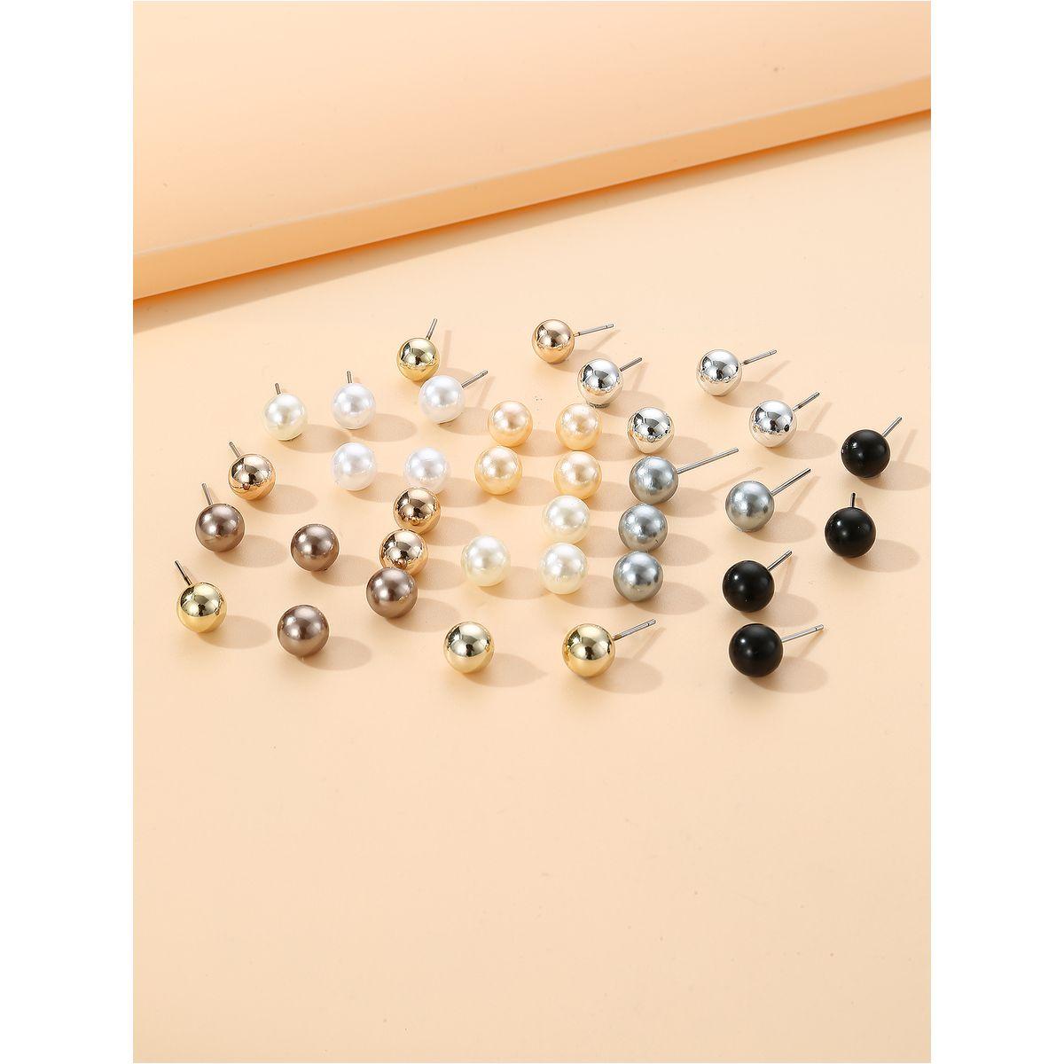 مجموعة من 18 اقراط كاجوال-women-watchesandjewellery-jewellery-earrings-image-4