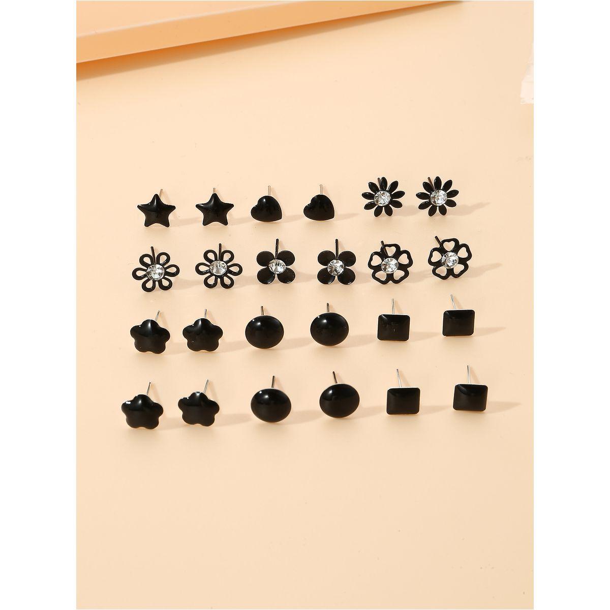Styli Set of 12 - Assorted Earrings-women-watchesandjewellery-jewellery-earrings-image-1