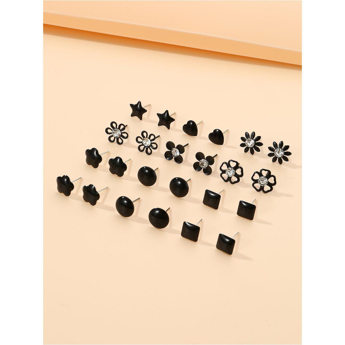 Styli Set of 12 - Assorted Earrings-women-watchesandjewellery-jewellery-earrings-image-2