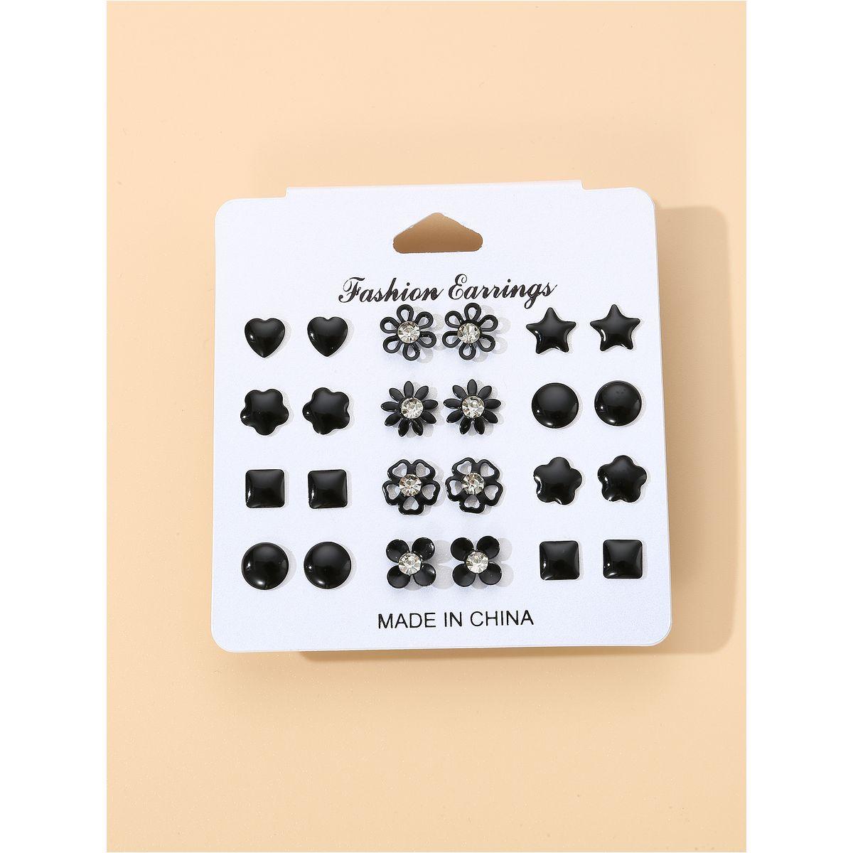 Styli Set of 12 - Assorted Earrings-women-watchesandjewellery-jewellery-earrings-image-3
